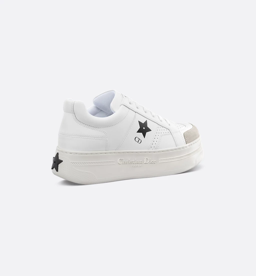 White Calfskin and Suede Calfskin