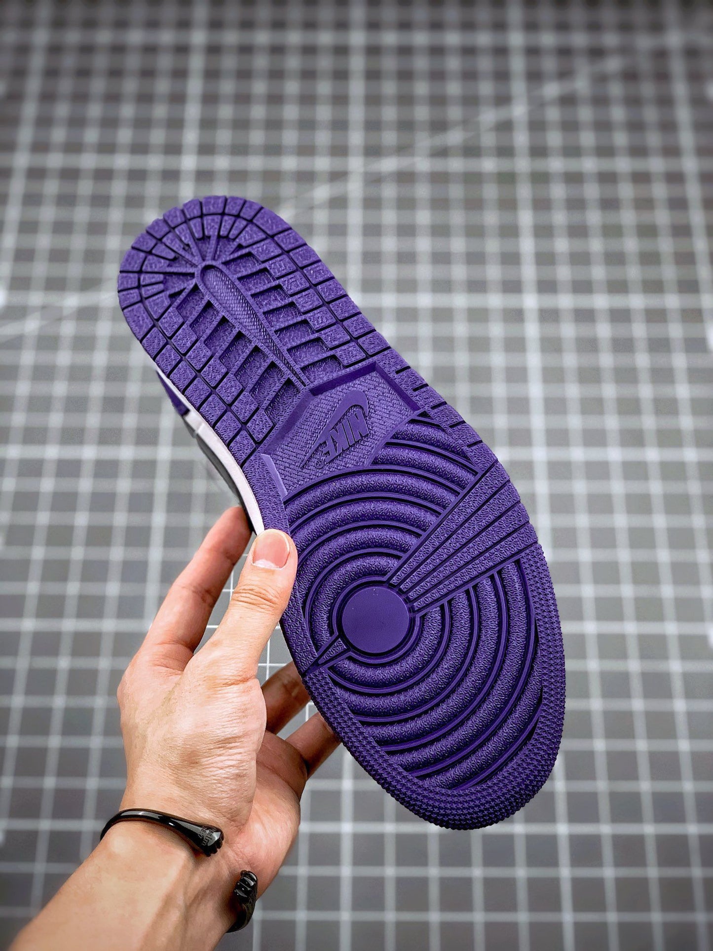 Air Jordan 1 Low Black and Purple