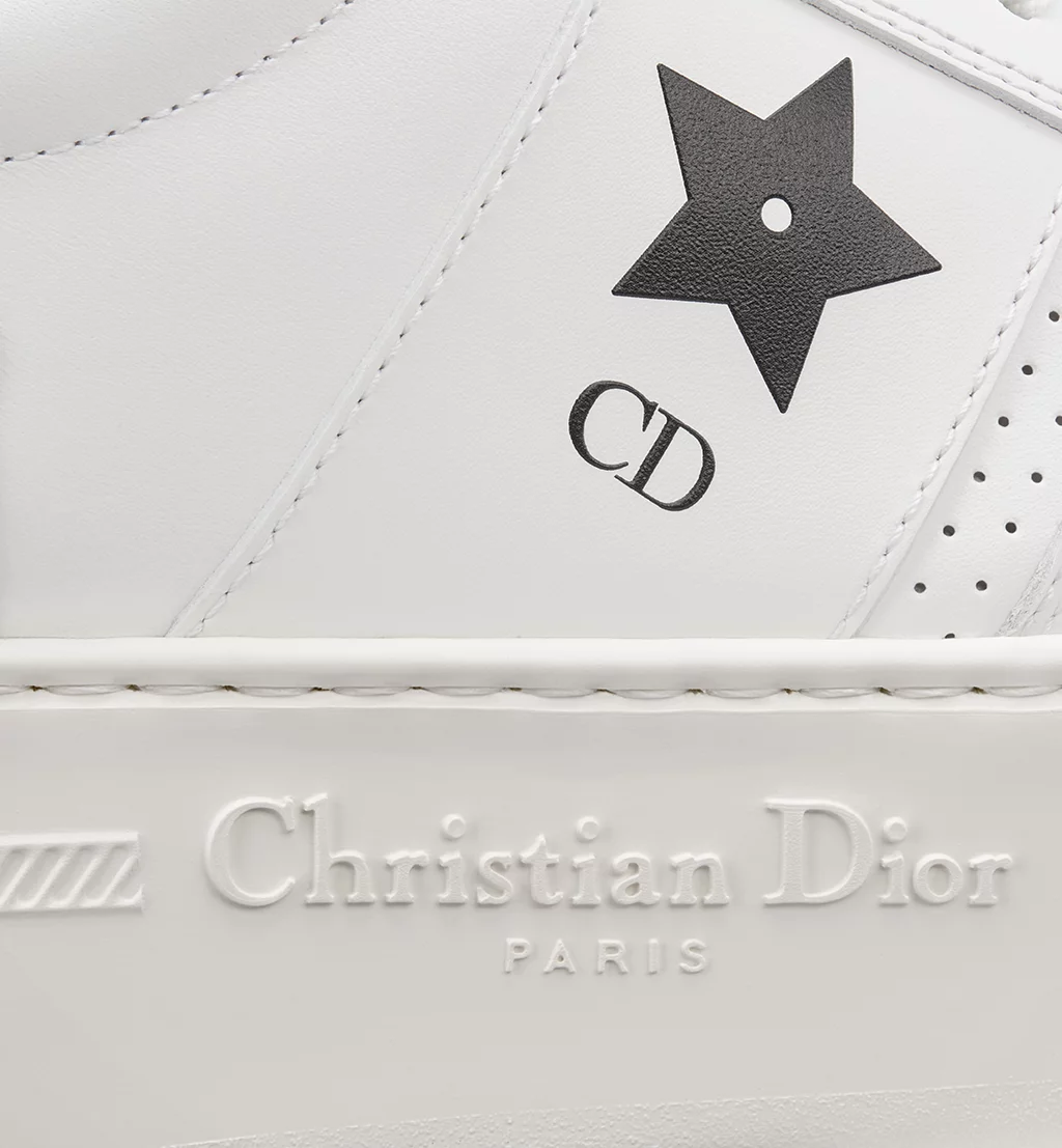 White Calfskin and Suede Calfskin