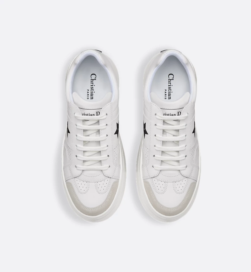White Calfskin and Suede Calfskin