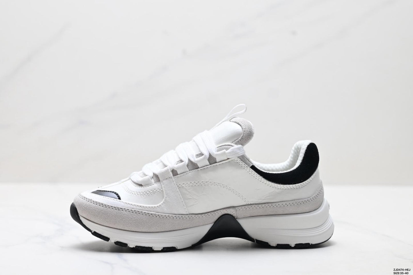 25A white sneaker