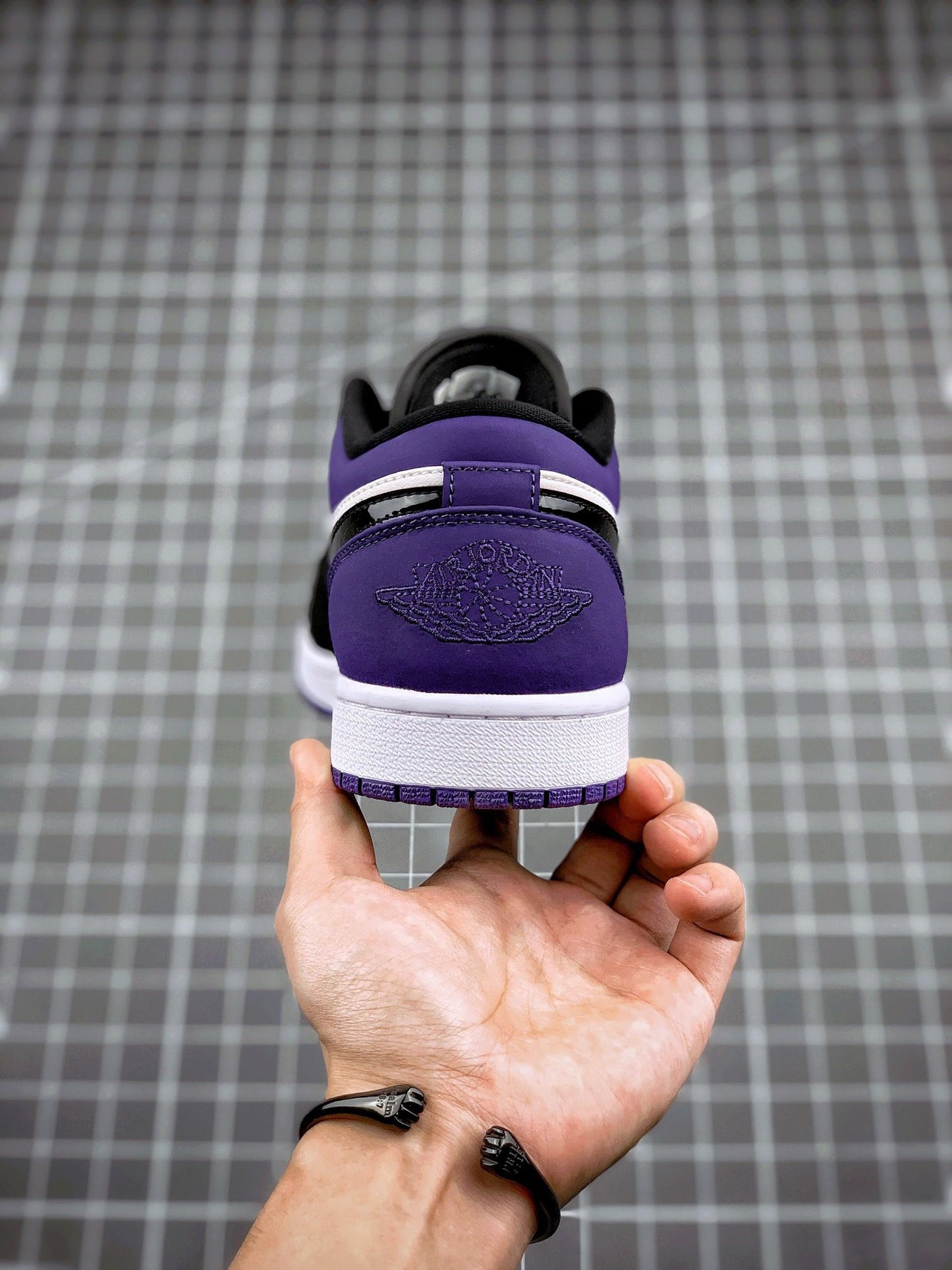 Air Jordan 1 Low Black and Purple