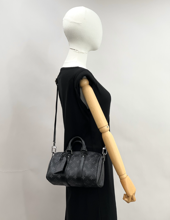 New LOUIS VUITTON black handbag